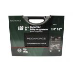 Куфар Гедоре с разтегателни тресчотки ROCK FORCE 108 части, CR-V, Cr-Mo, 1/2" и 1/4" - Image 3