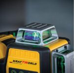 4Д Лазерен Нивелир KRAFT 12 Линии 12V 8,0AH 4D Магнитна Стойка - Image 4