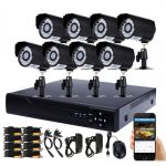 HD Система с 8 камери "CCTV" Пълен Комплект за Еидеонаблюдение