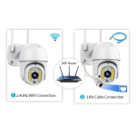 Въртяща Куполна Wifi Камера 5MP 16 Led LYLU 3 броя - Image 3