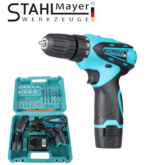 Акумулаторен Винтоверт Двускоростен + Адаптер Зеге Приставка 24V 3,0AH STAHLMAYER - Image 4
