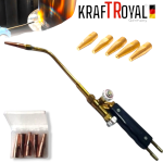 Горелка за Оксижен с 5 броя дюзи Ф1 Ф2 Ф3 Ф4 Ф5 KRAFTROYAL