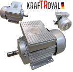 Монофазен Електромотор Двигател 2.2kW 3000 обороти KRAFTROYAL