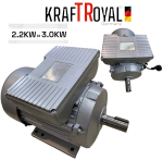 Монофазен Електромотор Двигател 2.2kW 3000 обороти KRAFTROYAL - Image 3