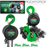Лебедка с Верига - 1 тон  2 тона 3 тона x 3 метра  - Реални Се 1 тон 2 тона 3 тона Верижна ROCKFORCE