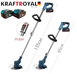 Акумулаторен Тример KRAFT ROYAL 36V 8,0AH Градински Храсторез за Трева Безжична Кастрачка - Image 2