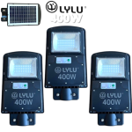 Улична Соларна LED Лампа със сензор LYLU 400W Прожектор 3 БРОЯ