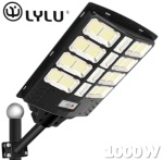 Улична Соларна Лампа 1000W LYLU със сензор Прожектор 20 секции