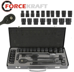 Гедоре с Ударни Вложки 1/2" 24 части FORCEKRAFT FK-4245B-5MPB - Image 2
