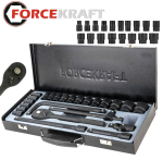 Гедоре с Ударни Вложки 1/2" 24 части FORCEKRAFT FK-4245B-5MPB