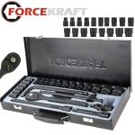 Гедоре с Ударни Вложки 1/2" 24 части FORCEKRAFT FK-4245B-5MPB