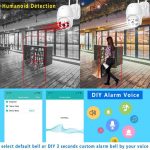 Водоустойчива Камера ICSEE за Външен Монтаж с 2 антени Смарт  Full HD 1080p WiFi Камера За Наблюдение, Нощно Виждане и Двупосочна Аудио Връзка - Image 3