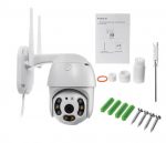 Водоустойчива Камера ICSEE за Външен Монтаж с 2 антени Смарт  Full HD 1080p WiFi Камера За Наблюдение, Нощно Виждане и Двупосочна Аудио Връзка - Image 6