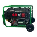 Бензинов Четиритактов Монофазен Генератор за Ток с Колела HAWEK Pro HK6500 420cc 25 литра 6,5kW Агрегат Полша - Image 3