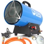 Индустриален Газов Калорифер с Регулатор Нагревател RIPPER 20kW 500 m³/h LPG ГАЗ