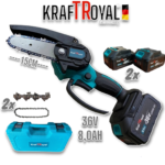 Акумулаторна Резачка за Клони 36V 8,0AH Безжичен Верижен Трион 2 вериги KRAFT ROYAL