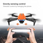 Сгъваем Дрон Е99 PRO 4К HD Камера PRO 2 камери Drone Дистанционно Управление Професионална - Image 3