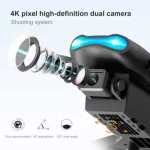 Сгъваем Дрон Е99 PRO 4К HD Камера PRO 2 камери Drone Дистанционно Управление Професионална - Image 8