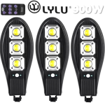 Соларна LED Лампа 900W LYLU Прожектор 3 броя с дистанционно