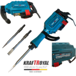 Професионален Къртач KRAFTROYAL 2400W за къртене и пробиване