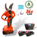 Акумулаторна Лозарска Ножица за Клони ТАЙГА 36V 8.0AH с Индикатор на Батерия + Подарък Резервен Нож - Image 3