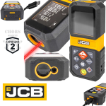Професионална Акумулаторна Лазерна Ролетка JCB 80 метра LDM-80 Далекомер