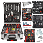 Куфар с Инструменти 1050 части BLT Werkzeuge + Подарък Ръкавици и 500 броя Свински Опашки в Куфар