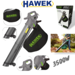 Електрическа Духалка за Листа Листосъбирач 3500W Три Режима на Работа Събиране Издухване и Раздробяване HAWEK 2 торби