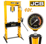 Пневматично - Хидравлична Преса 40 тона с Манометър JCB , TY40001