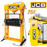Пневматично - Хидравлична Преса с Манометър 75 тона JCB , TY75021