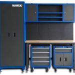 Комплект Работна Маса Шкафове и Сервизни Колички Метал HAWEK