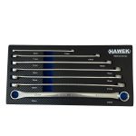 КОМПЛЕКТ КЛЮЧОВЕ ДЪЛГИ ПРАВИ ЗВЕЗДИ  ( УДЪЛЖЕНИ)   8 - 24 ММ 7 ЧАСТИ HAWEK - Image 4