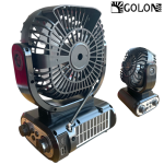 Соларен Вентилатор USB Радио 2в1 GOLON - Image 3
