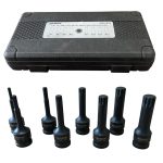 УДАРНИ БИТОВЕ КОМПЛЕКТ ВЛОЖКИ 1/2 – SPLINE 8 ЧАСТИ HAWEK HW-2052 - Image 2
