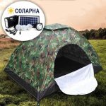Палатка Четириместна + Соларна Осветителна LED Система ПРОМО КОМПЛЕКТ - Image 7