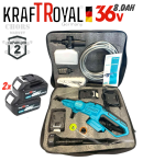 Водоструйка Безчеткова Акумулаторна 6в1 36V 8,0AH KRAFTROYAL 200bar 3500W с Дисплей Пръскачка с 6 накрайника 2 Батерии - Image 2