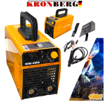 Инверторен Електрожен с Дисплей 400А  KRONBERG IGBN INVERTER до 5мм Заваряване Апарат Заваръчен + МАСКА ЧУКЧЕТА И ЧЕТКИ КОМПЛЕКТ 2026г. - Image 2