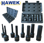 УДАРНИ БИТОВЕ КОМПЛЕКТ 1/2 – ШЕСТОГРАМ 8 ЧАСТИ HAWEK HW-2049