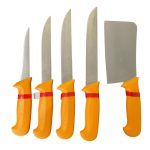 Комплект Професионални Месарски Ножове и Сатър 5 броя STAHLMAYER Exclusive  + Подарък - Image 7