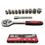 Тресчотка с Вложки и Удължител Комплект 1/2” 12 части STAHLMAYER - Image 2
