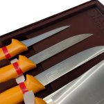 Комплект Професионални Месарски Ножове и Сатър 5 броя STAHLMAYER Exclusive  + Подарък - Image 5