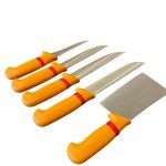 Комплект Професионални Месарски Ножове и Сатър 5 броя STAHLMAYER Exclusive  + Подарък - Image 6