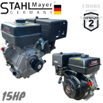 ЧЕТИРИТАКТОВ БЕНЗИНОВ ДВИГАТЕЛ ЗА МОТОФРЕЗА МОТОКУЛТИВАТОР 15HP STAHLMAYER