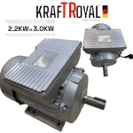 Монофазен Електромотор 3kW 3000 оборота в минута  KRAFTROYAL Елмотор Двигател