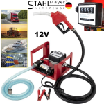 Електрическа Помпа за Източване на Гориво Бензиноколонка с Брояч 12V STAHLMAYER