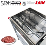 Електрическа Бъркалка за Месо Кайма и Тесто Капацитет 25кг 3.5kW STAHLMAYER Premium Професионален - Image 5