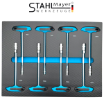 Шкаф Професионален с Инструменти 268 части 7 пълни чекмеджета STAHLMAYER - BLUE - Image 2
