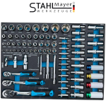 Шкаф Професионален с Инструменти 268 части 7 пълни чекмеджета STAHLMAYER - BLUE - Image 5