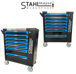 Шкаф Професионален с Инструменти 268 части 7 пълни чекмеджета STAHLMAYER - BLUE - Image 9