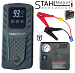 Стартер Автомобилен Бустер STAHLMAYER Jump Starter 20000mAh – Стартерен Бустер Мощен Надежден с Компресор